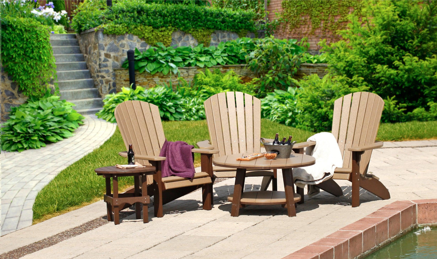 Leisure Lawns Amish Made Recycled Plastic Fan-Back Adirondack Chair Model #360 - LEAD TIME TO SHIP 4 WEEKS