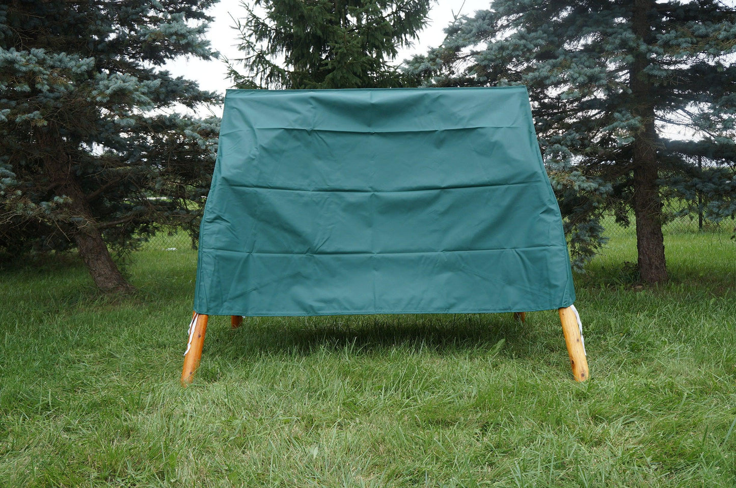 Moon Valley Rustic Tete-A-Tete Lawn Swing Cover - LEAD TIME TO SHIP 4 WEEKS OR LESS