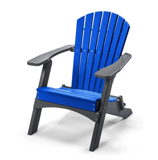 Perfect Choice Recycled Plastic Classic Folding Adirondack Chair - LEAD TIME TO SHIP 4 WEEKS OR LESS