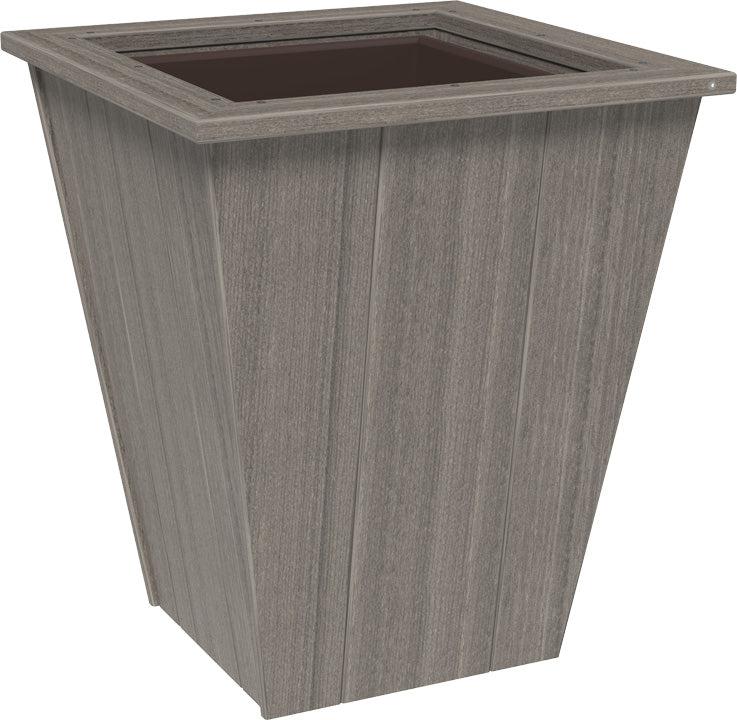 LuxCraft Recycled Plastic Elite Planter (22") - LEAD TIME TO SHIP 3 TO 4 WEEKS