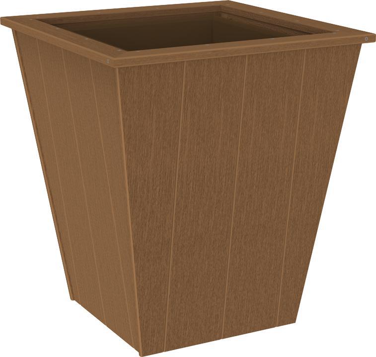 LuxCraft Recycled Plastic Elite Planter (18") - LEAD TIME TO SHIP 3 TO 4 WEEKS