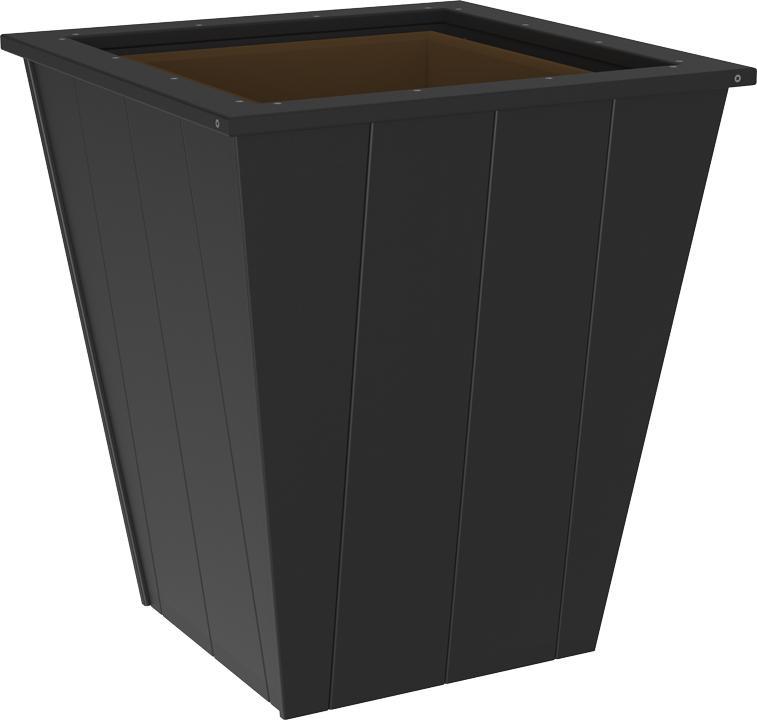 LuxCraft Recycled Plastic Elite Planter (18") - LEAD TIME TO SHIP 3 TO 4 WEEKS