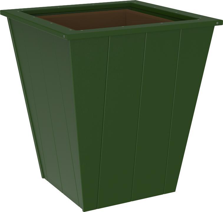 LuxCraft Recycled Plastic Elite Planter (22") - LEAD TIME TO SHIP 3 TO 4 WEEKS