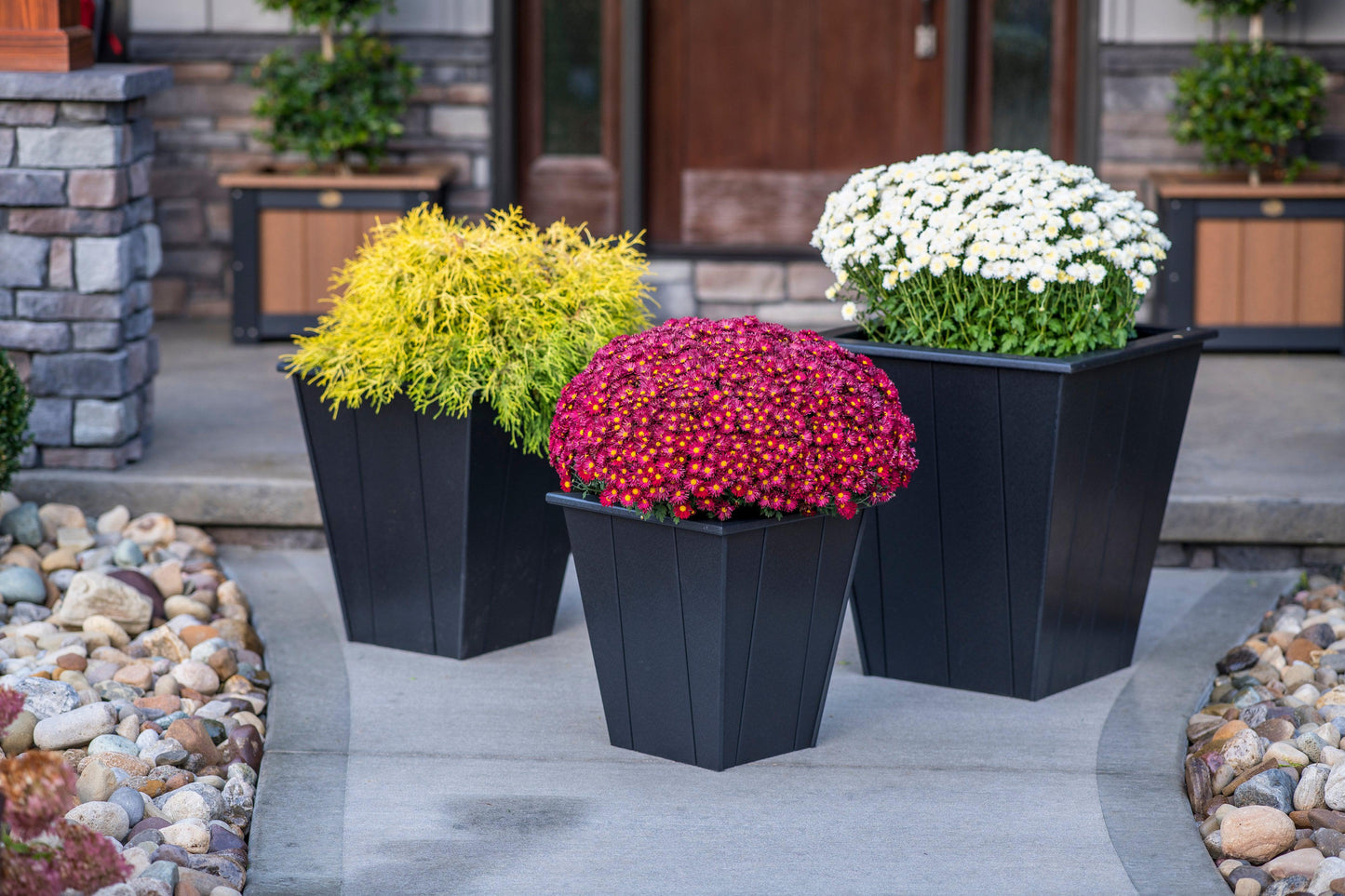 LuxCraft Recycled Plastic Elite Planter (18") - LEAD TIME TO SHIP 3 TO 4 WEEKS