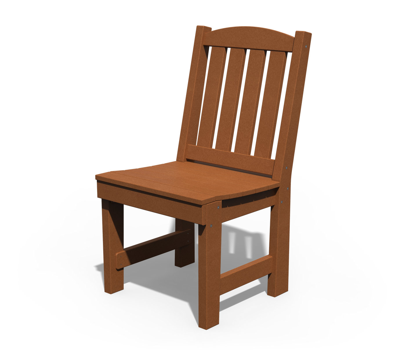 Patiova Recycled Plastic English Garden Dining Side Chair - LEAD TIME TO SHIP 3 WEEKS