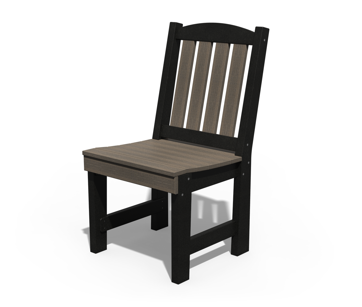 Patiova Recycled Plastic English Garden Dining Side Chair - LEAD TIME TO SHIP 3 WEEKS