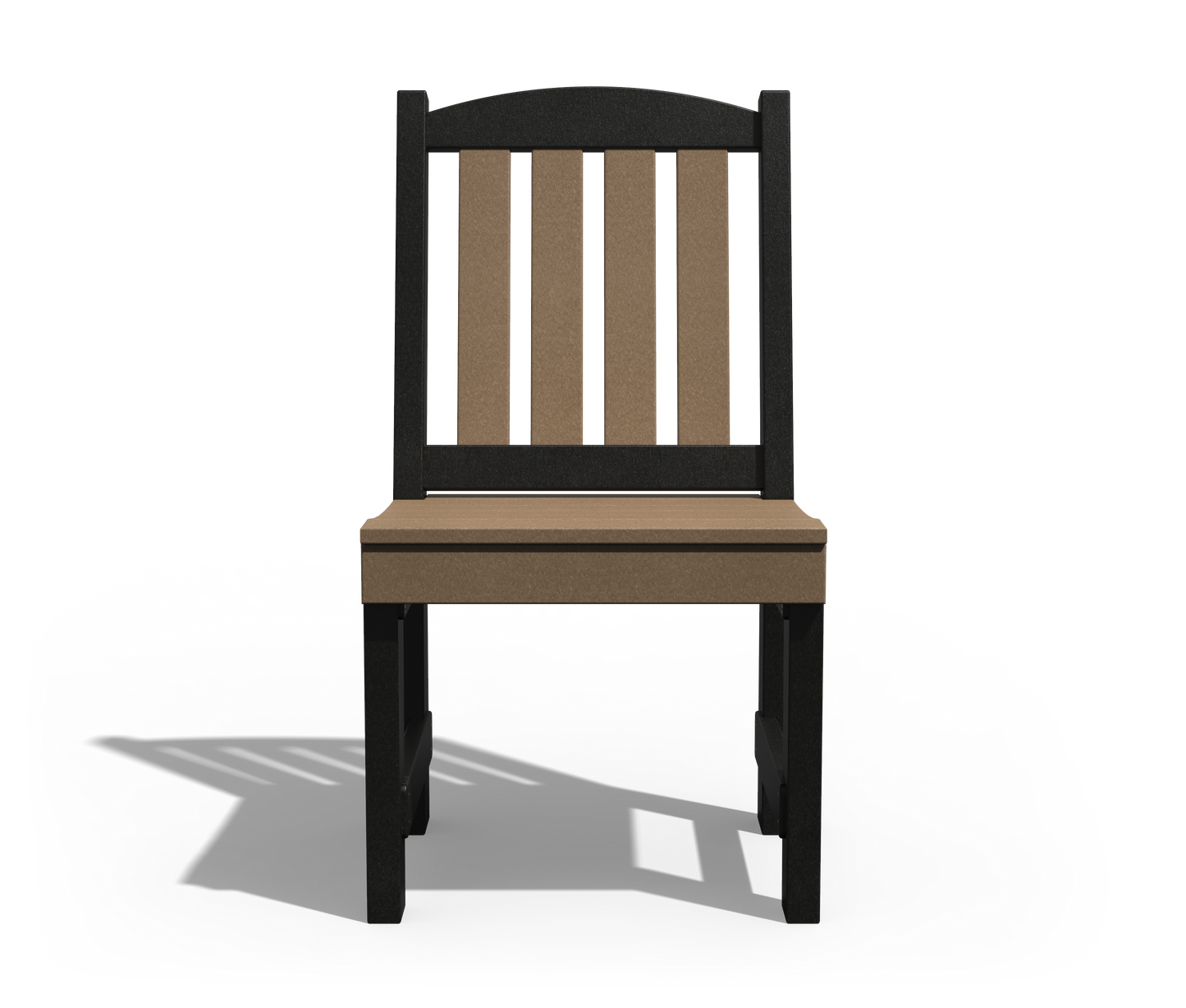 Patiova Recycled Plastic English Garden Dining Side Chair - LEAD TIME TO SHIP 3 WEEKS