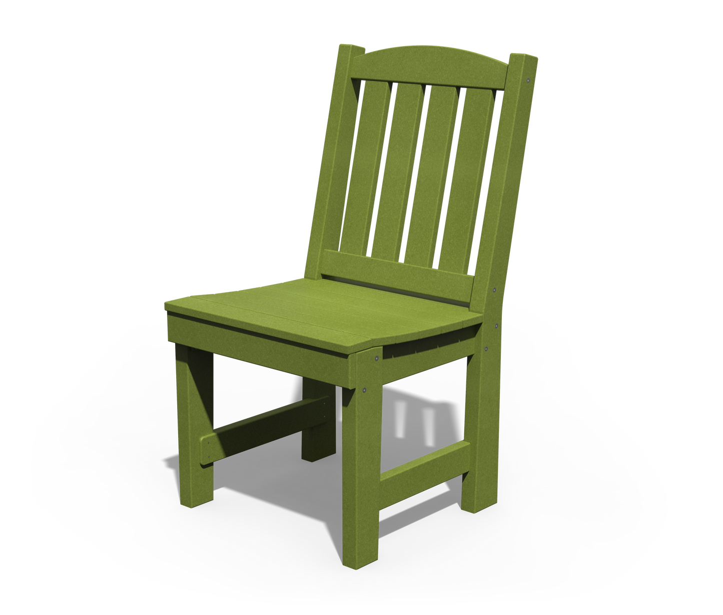 Patiova Recycled Plastic English Garden Dining Side Chair - LEAD TIME TO SHIP 3 WEEKS