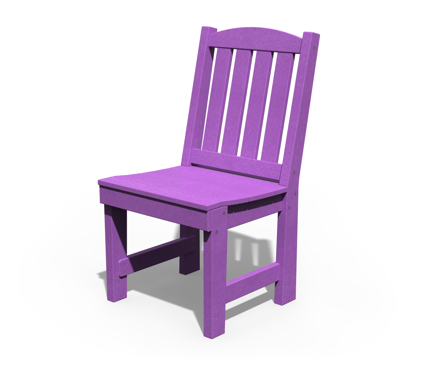 Patiova Recycled Plastic English Garden Dining Side Chair - LEAD TIME TO SHIP 3 WEEKS