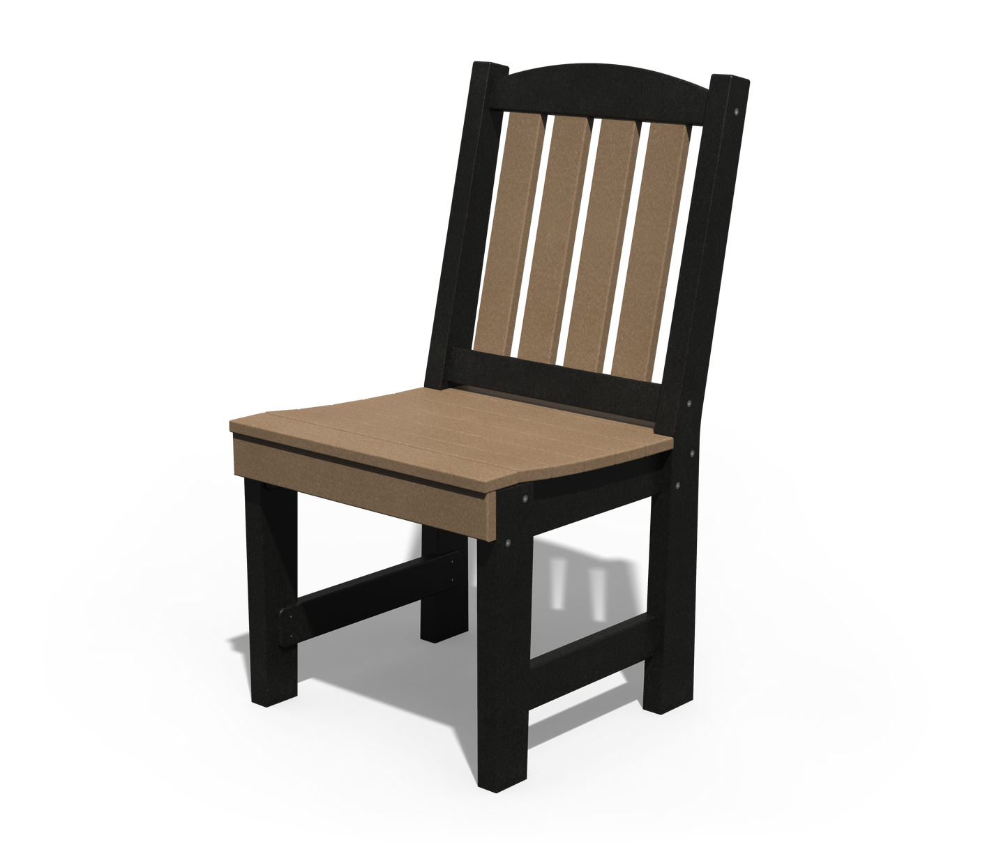 Patiova Recycled Plastic English Garden Dining Side Chair - LEAD TIME TO SHIP 3 WEEKS