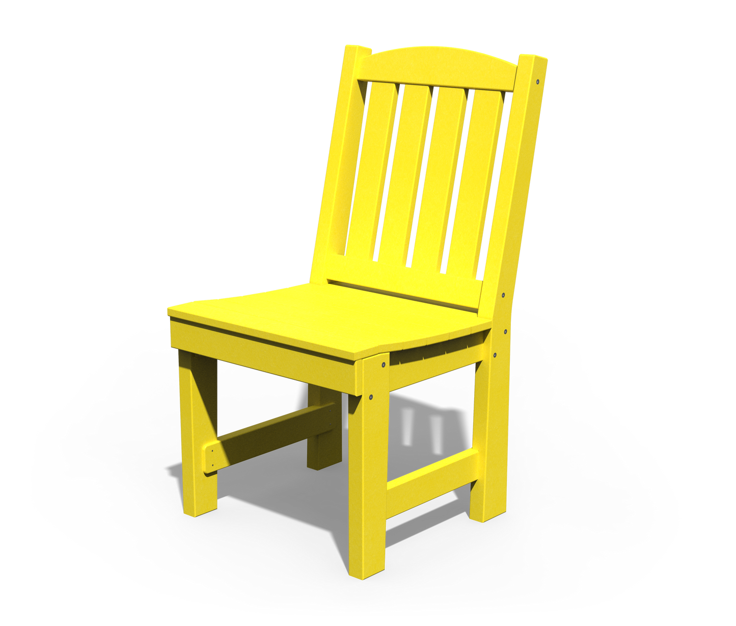 Patiova Recycled Plastic English Garden Dining Side Chair - LEAD TIME TO SHIP 3 WEEKS