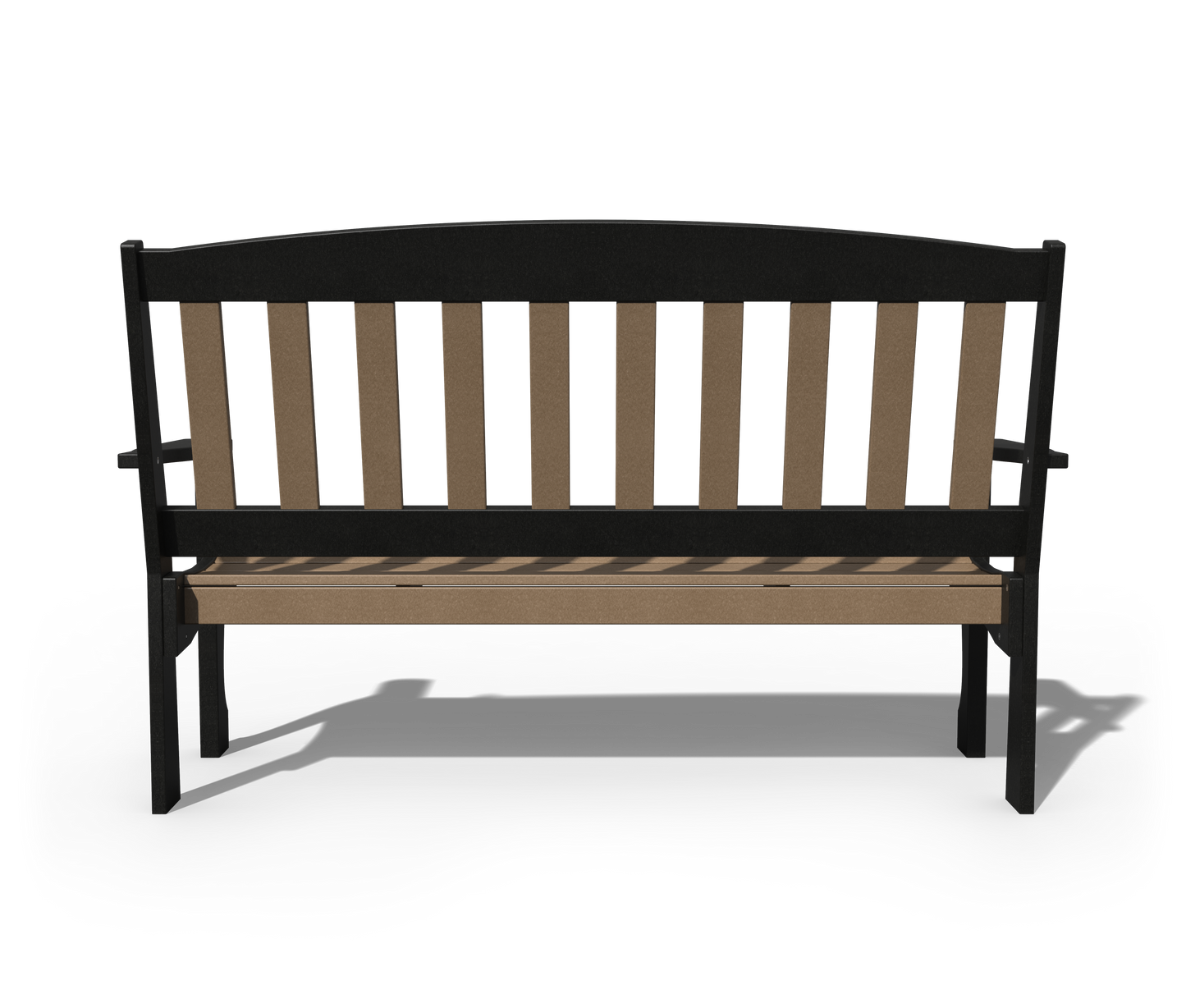 Patiova Recycled Plastic 5′ English Garden Bench - LEAD TIME TO SHIP 3 WEEKS