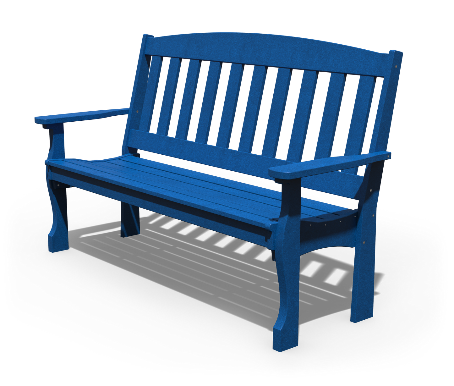 Patiova Recycled Plastic 5′ English Garden Bench - LEAD TIME TO SHIP 3 WEEKS
