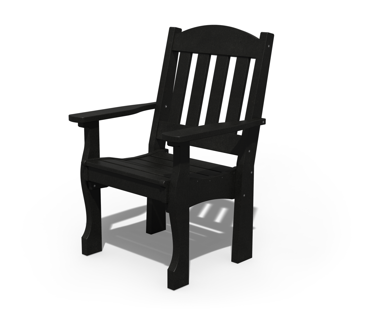 Patiova Recycled Plastic English Garden Dining Arm Chair - LEAD TIME TO SHIP 4 WEEKS