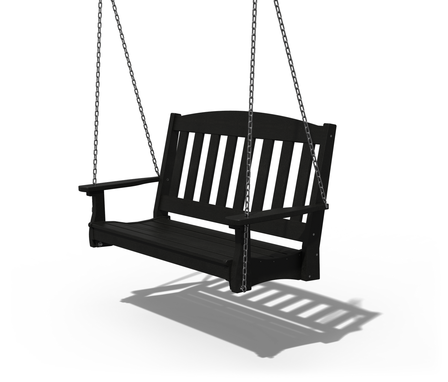 Patiova Recycled Plastic 4' English Garden Hanging Swing - LEAD TIME TO SHIP 3 WEEKS