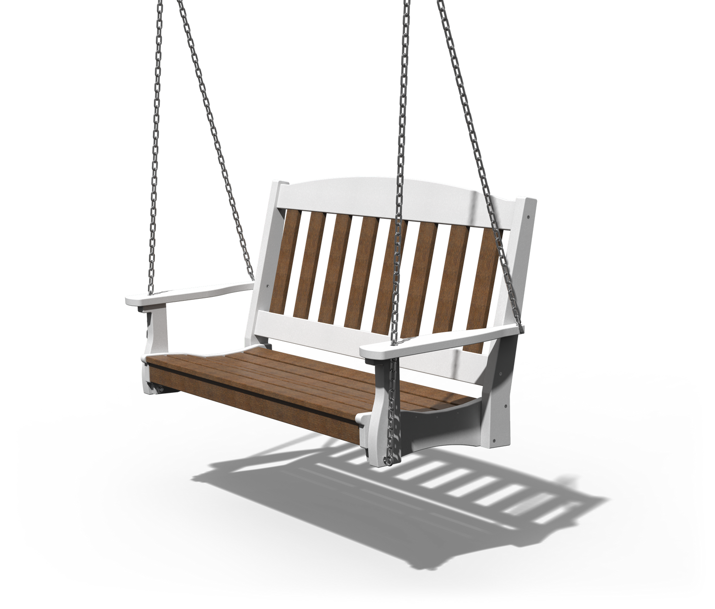 Patiova Recycled Plastic 4' English Garden Hanging Swing - LEAD TIME TO SHIP 3 WEEKS