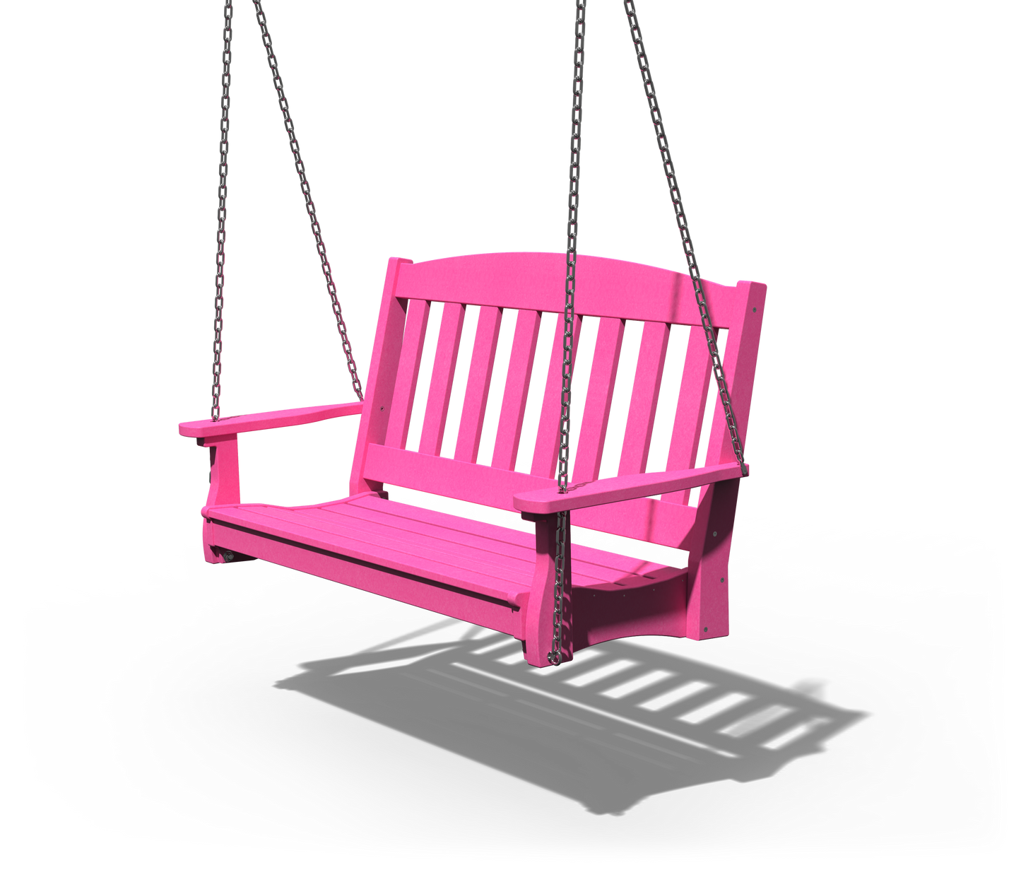 Patiova Recycled Plastic 4' English Garden Hanging Swing - LEAD TIME TO SHIP 3 WEEKS