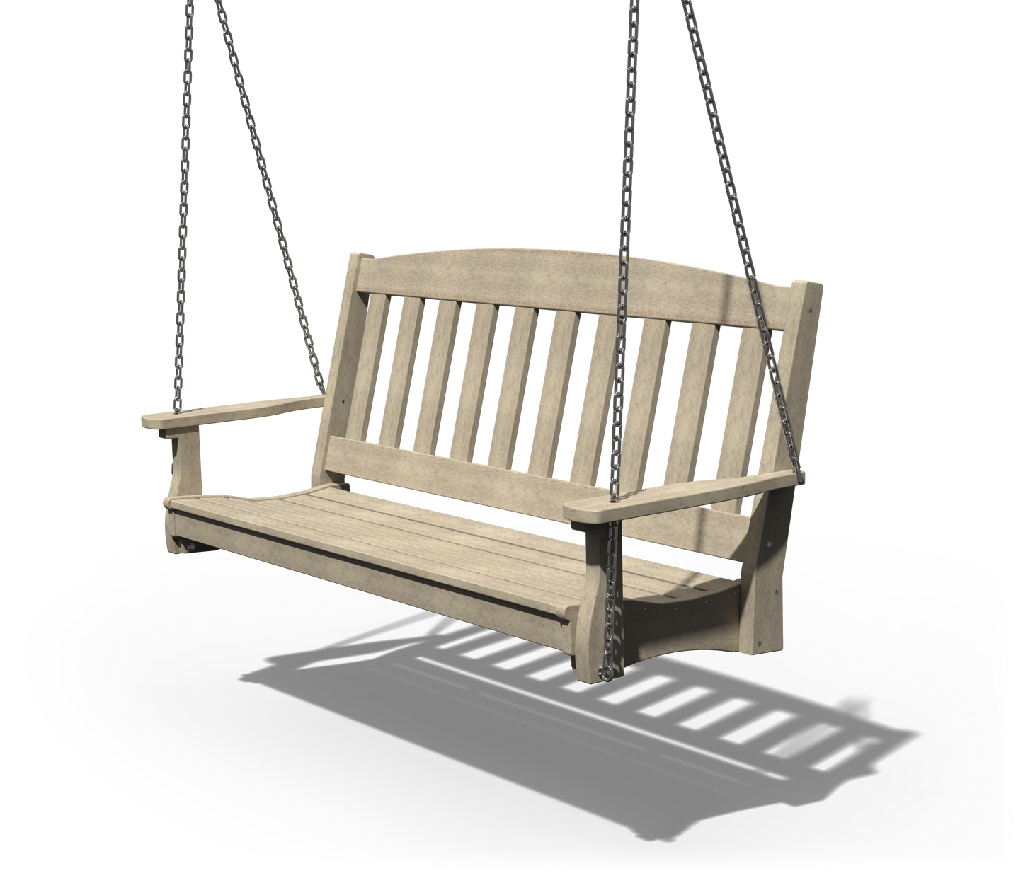 Patiova Recycled Plastic 5' English Garden Hanging Swing - LEAD TIME TO SHIP 3 WEEKS