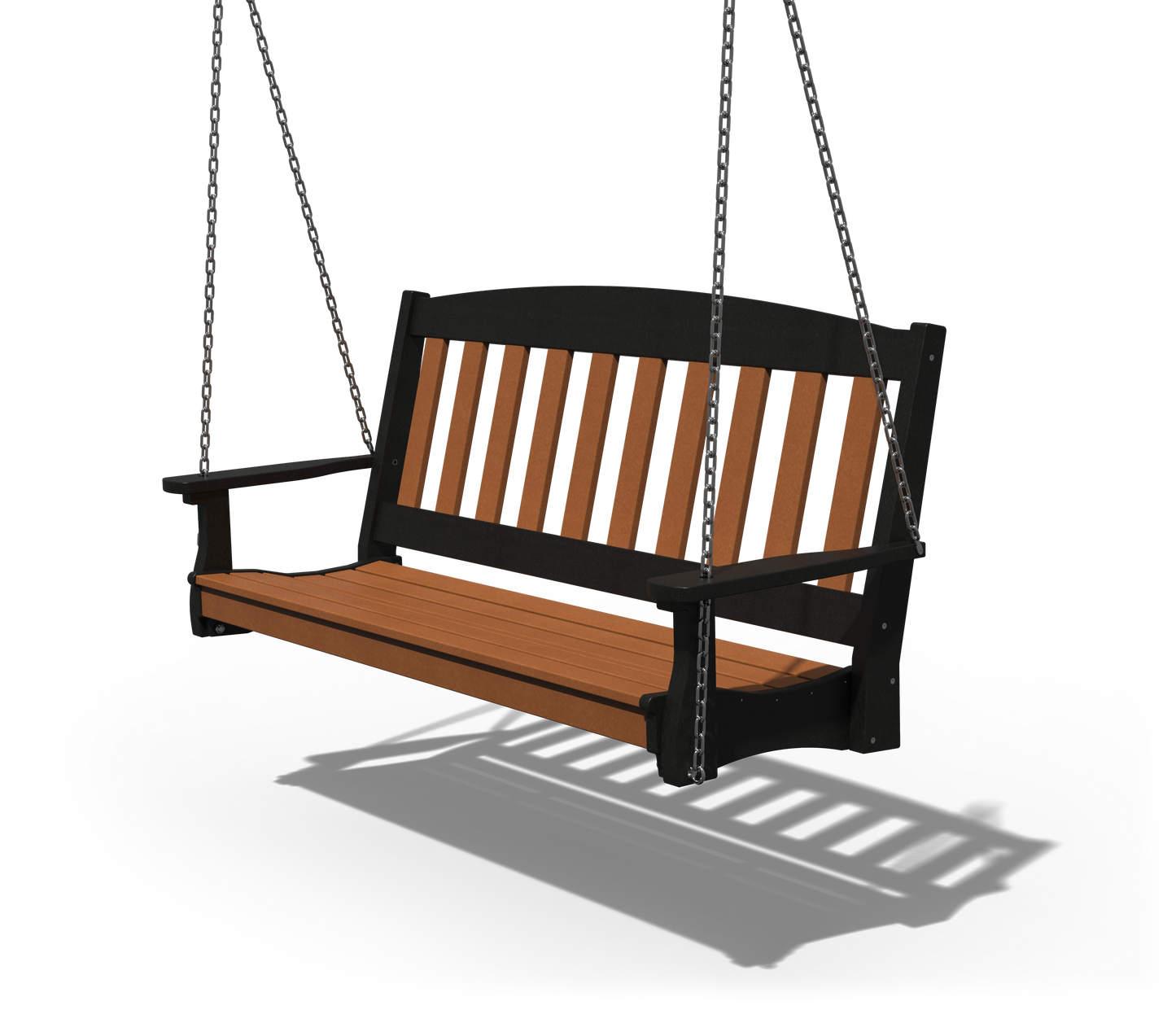 Patiova Recycled Plastic 5' English Garden Hanging Swing - LEAD TIME TO SHIP 3 WEEKS