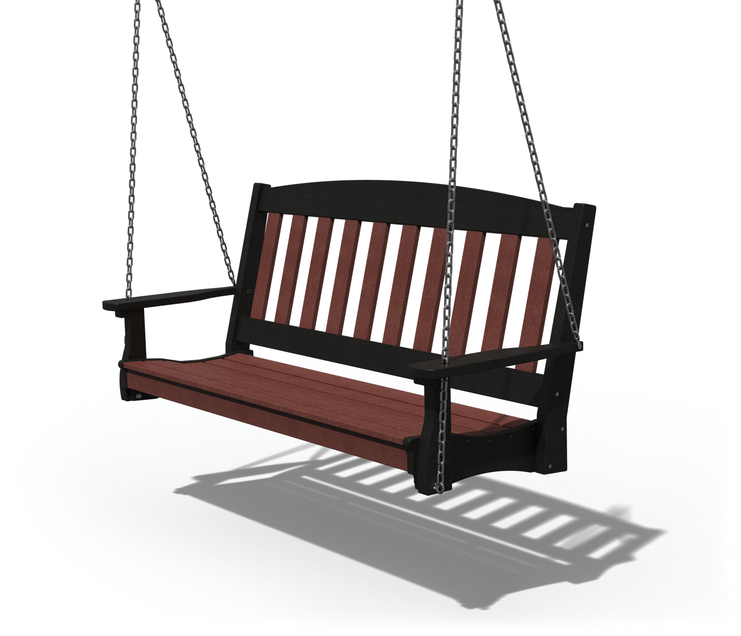 Patiova Recycled Plastic 5' English Garden Hanging Swing - LEAD TIME TO SHIP 3 WEEKS