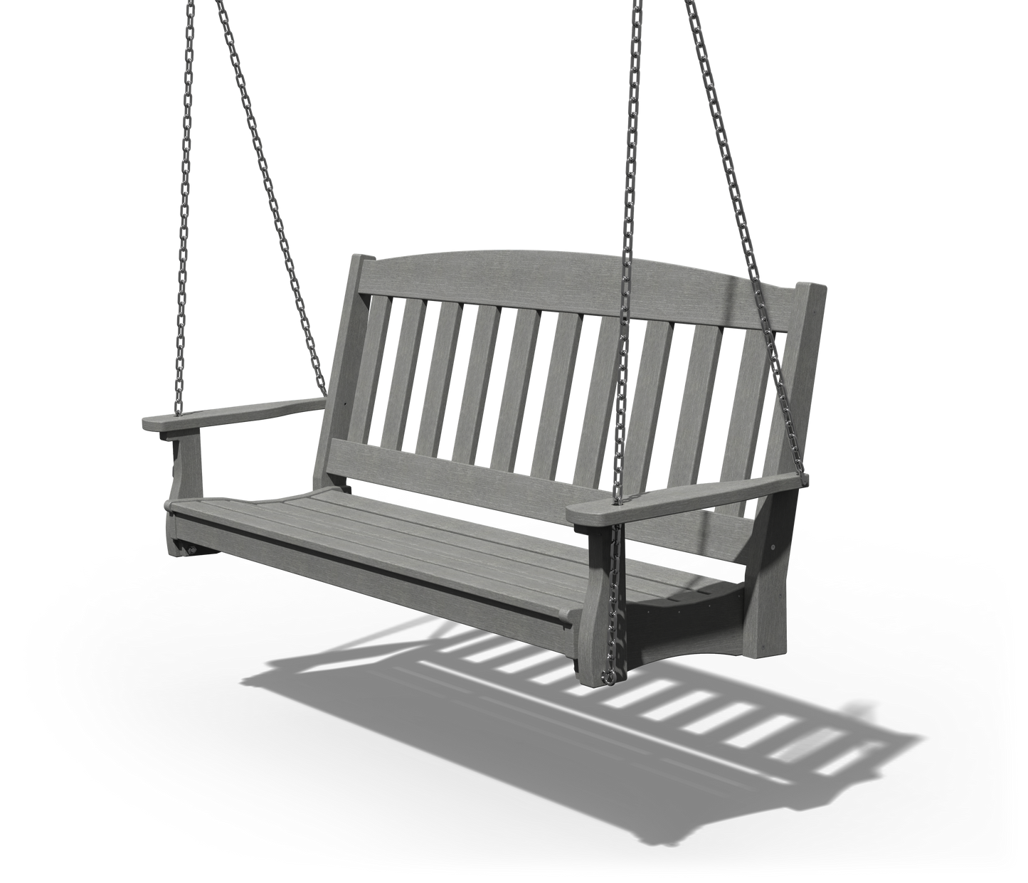 Patiova Recycled Plastic 5' English Garden Hanging Swing - LEAD TIME TO SHIP 3 WEEKS