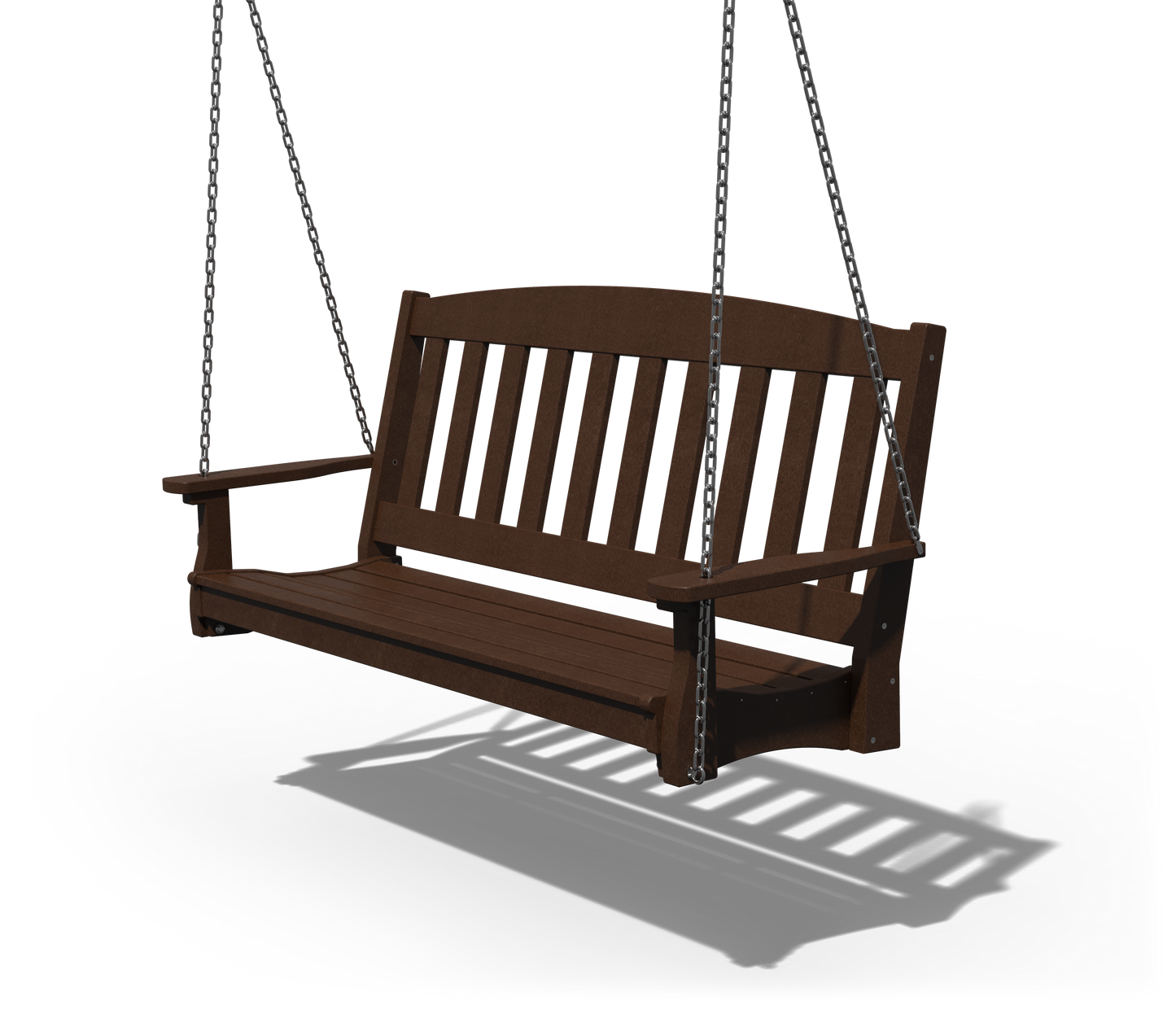 Patiova Recycled Plastic 5' English Garden Hanging Swing - LEAD TIME TO SHIP 3 WEEKS