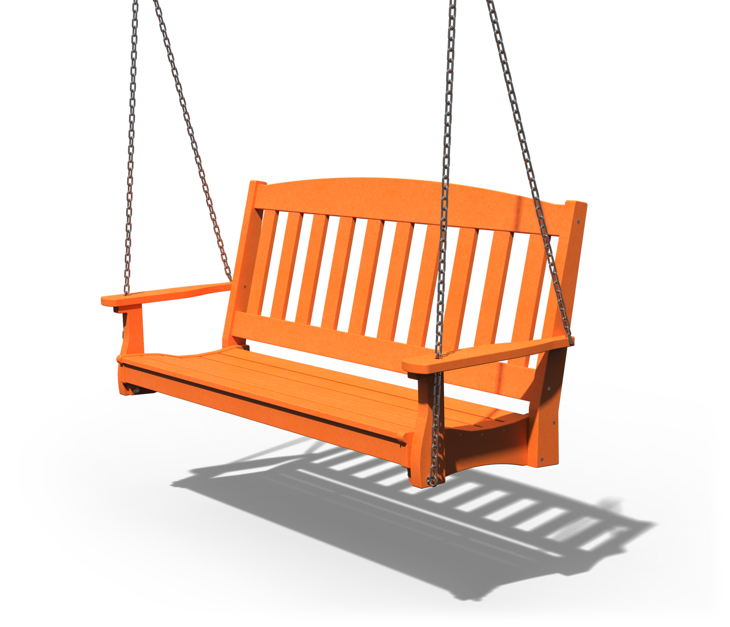 Patiova Recycled Plastic 5' English Garden Hanging Swing - LEAD TIME TO SHIP 3 WEEKS