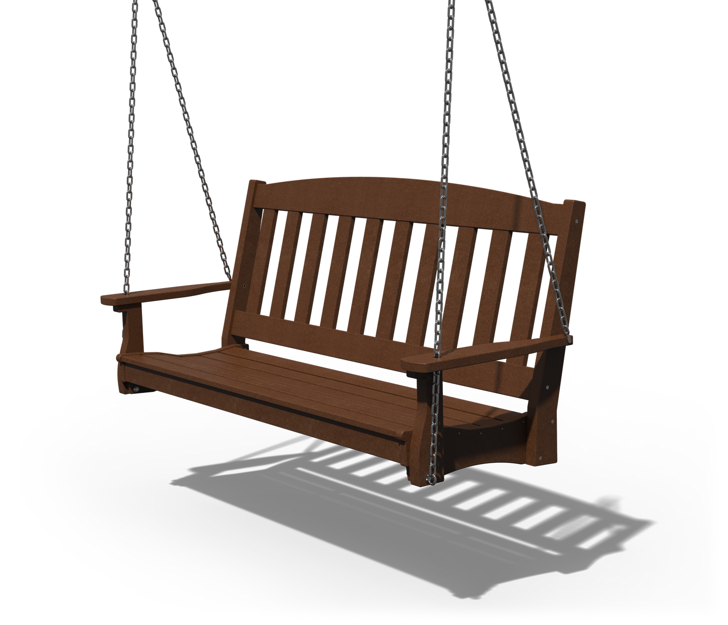 Patiova Recycled Plastic 5' English Garden Hanging Swing - LEAD TIME TO SHIP 3 WEEKS