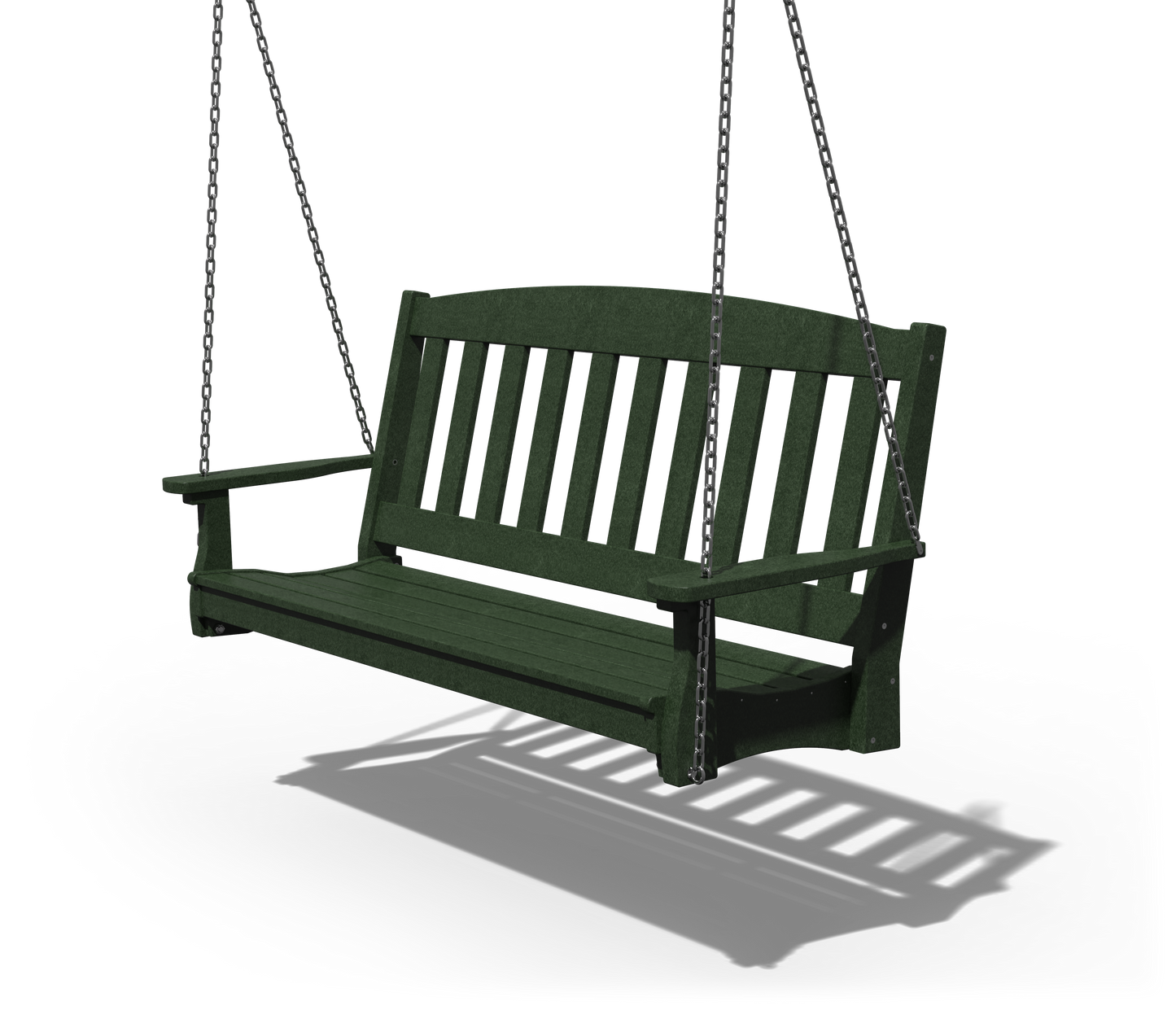 Patiova Recycled Plastic 5' English Garden Hanging Swing - LEAD TIME TO SHIP 3 WEEKS