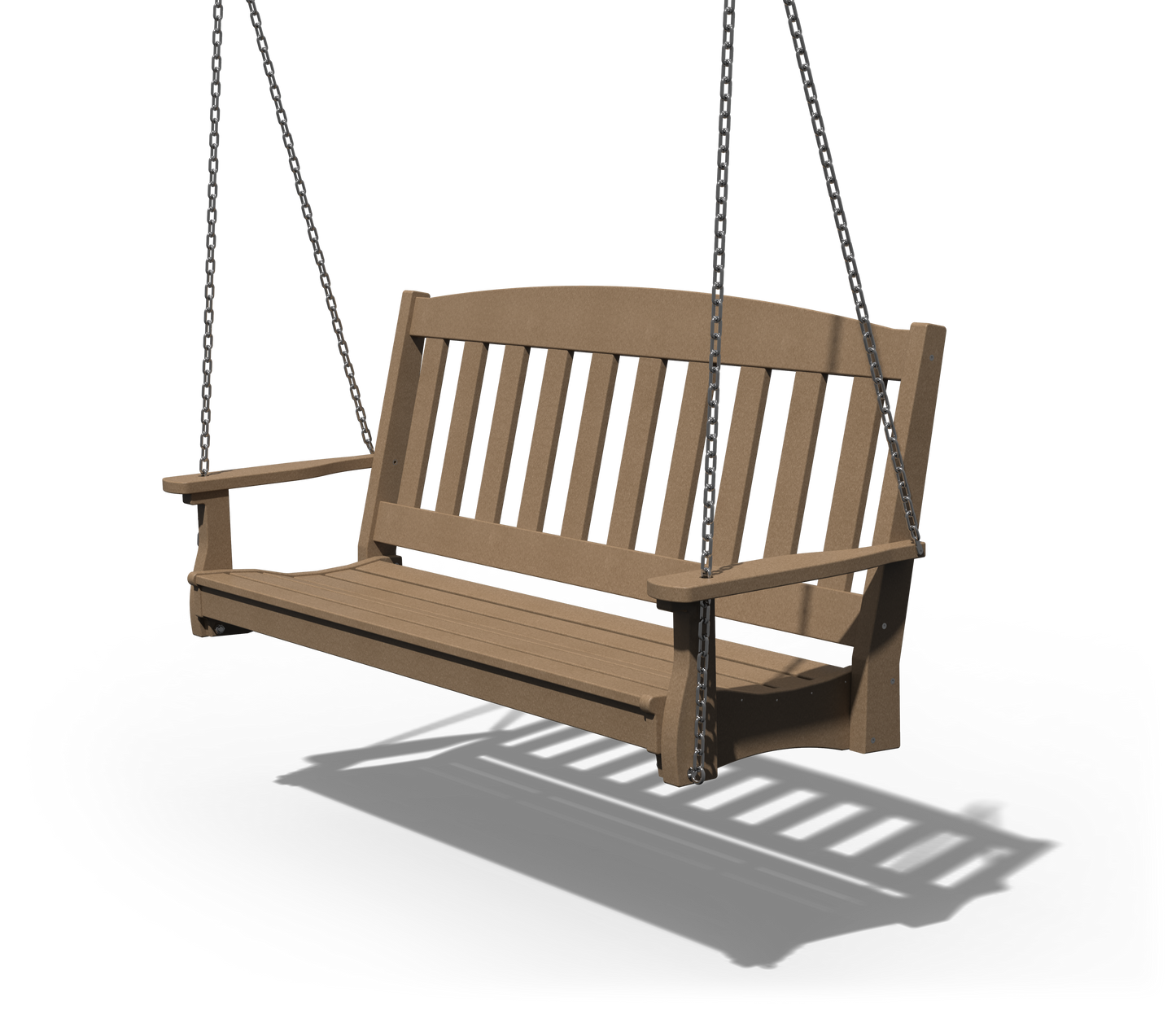 Patiova Recycled Plastic 5' English Garden Hanging Swing - LEAD TIME TO SHIP 3 WEEKS
