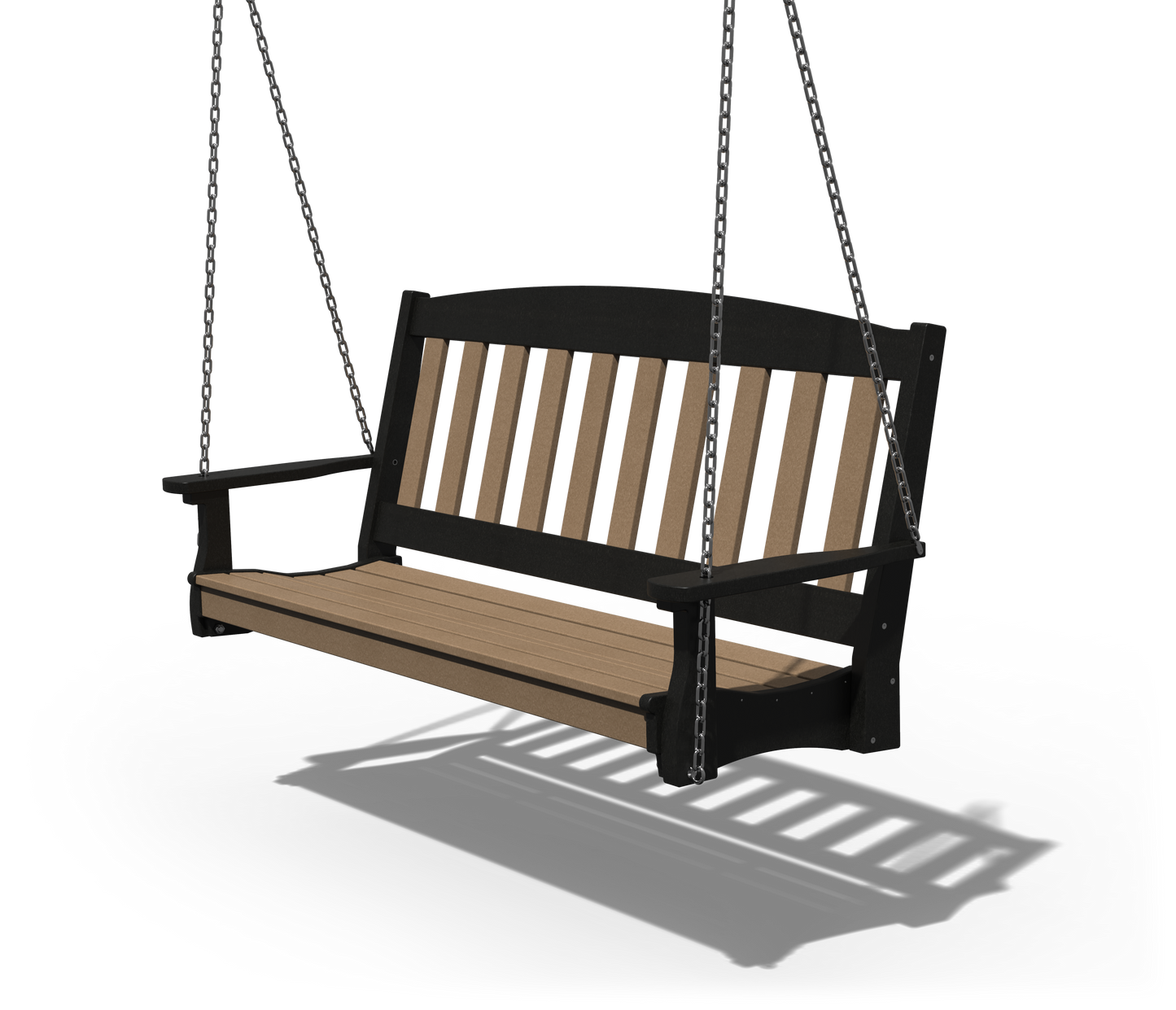 Patiova Recycled Plastic 5' English Garden Hanging Swing - LEAD TIME TO SHIP 3 WEEKS