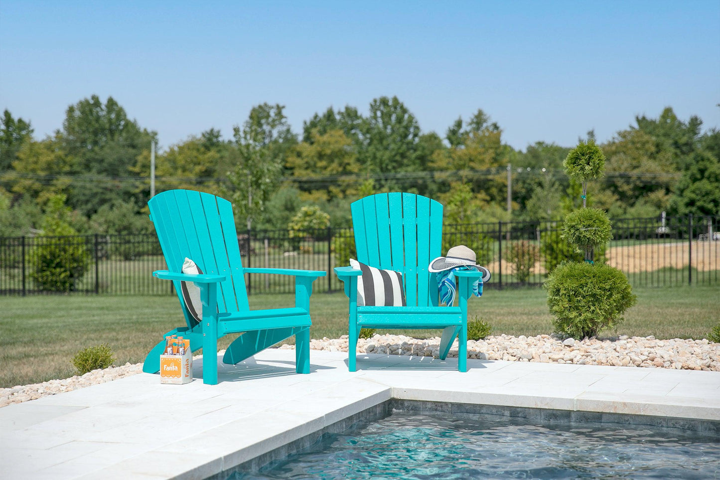 Leisure Lawns Amish Made Recycled Plastic Fan-Back Adirondack Chair Model #360 - LEAD TIME TO SHIP 4 WEEKS