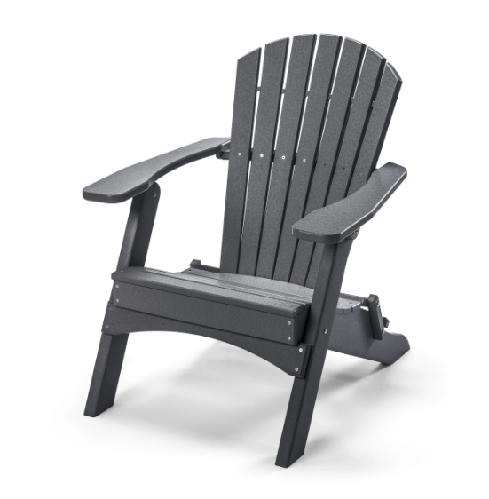 Perfect Choice Recycled Plastic Classic Folding Adirondack Chair - LEAD TIME TO SHIP 4 WEEKS OR LESS