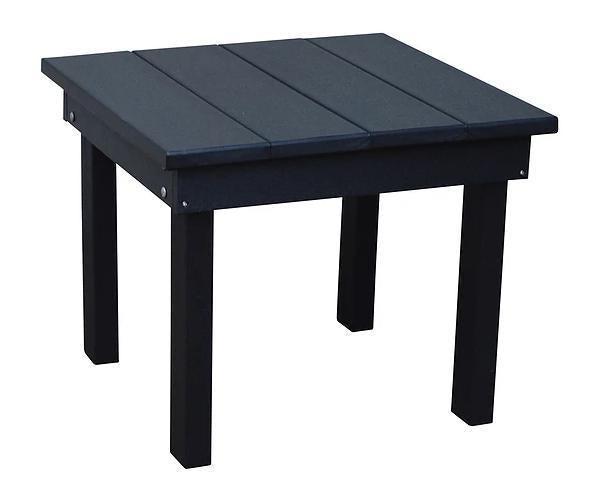 A&L Furniture Recycled Plastic 22" X 22" Square Poly Hampton End Table - LEAD TIME TO SHIP 10 BUSINESS DAYS