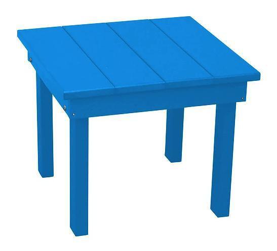 A&L Furniture Recycled Plastic 22" X 22" Square Poly Hampton End Table - LEAD TIME TO SHIP 10 BUSINESS DAYS