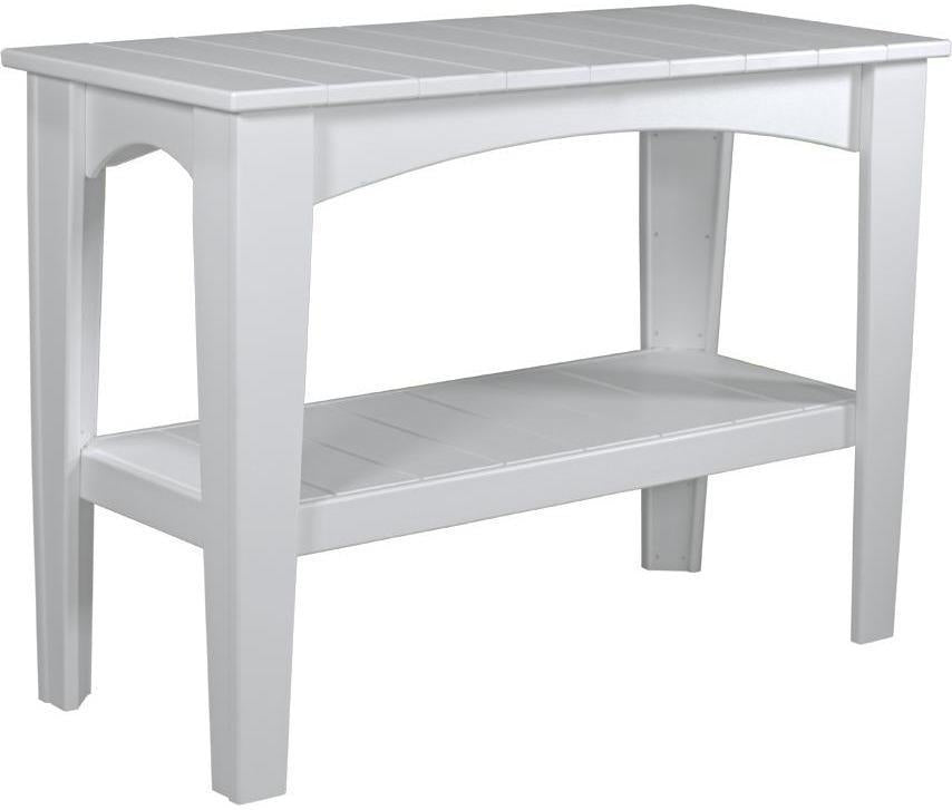 LuxCraft Recycled Plastic Island Buffet Table - LEAD TIME TO SHIP 3 TO 4 WEEKS