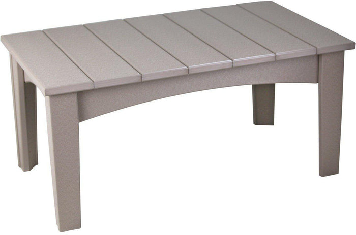 LuxCraft Recycled Plastic Island Coffee Table - Rocking Furniture