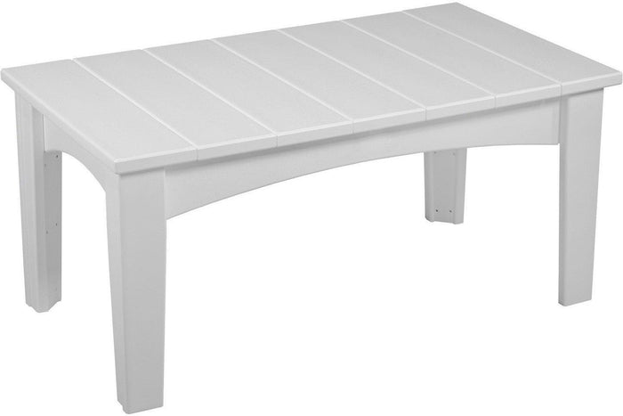 LuxCraft Recycled Plastic Island Coffee Table - Rocking Furniture