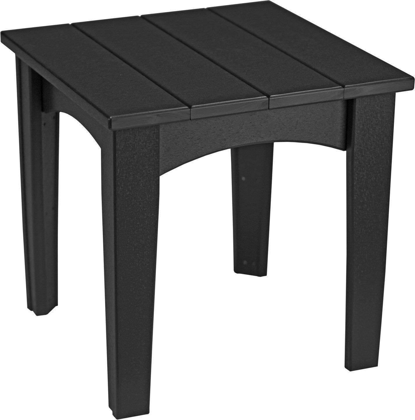 LuxCraft Recycled Plastic Island End Table - Rocking Furniture