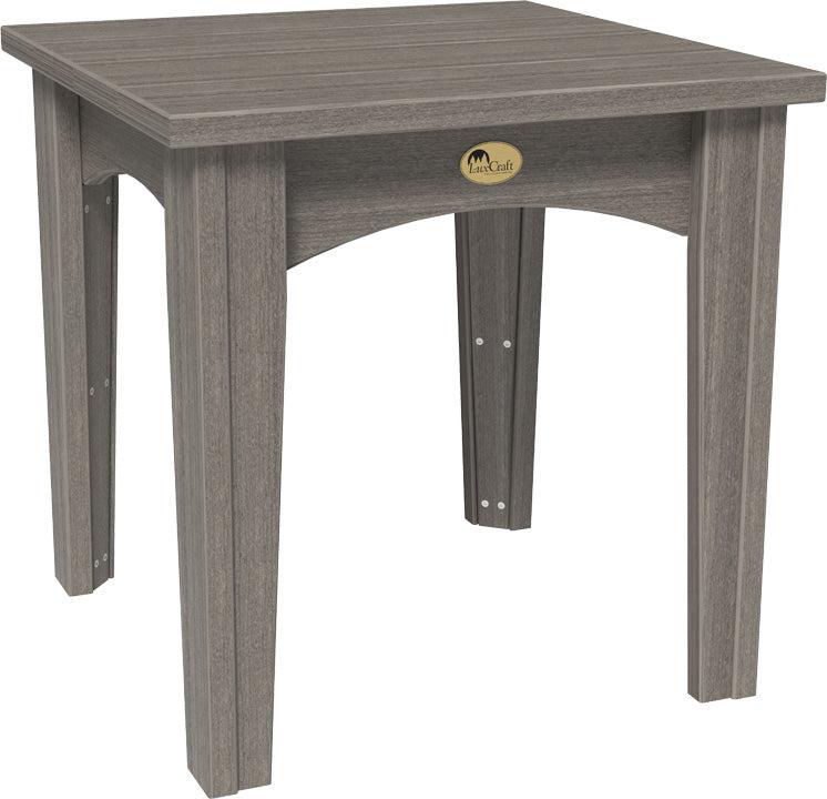 LuxCraft Recycled Plastic Island End Table - LEAD TIME TO SHIP 3 TO 4 WEEKS