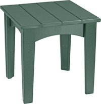 LuxCraft Recycled Plastic Island End Table - Rocking Furniture