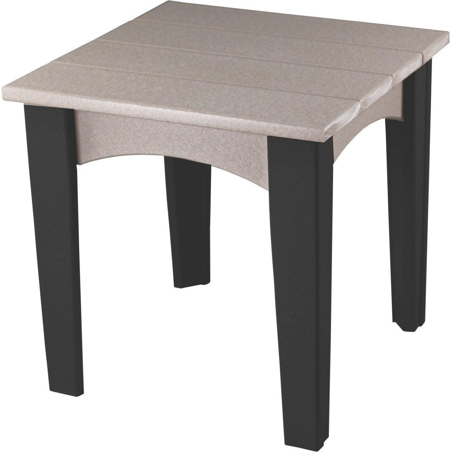 LuxCraft Recycled Plastic Island End Table - Rocking Furniture