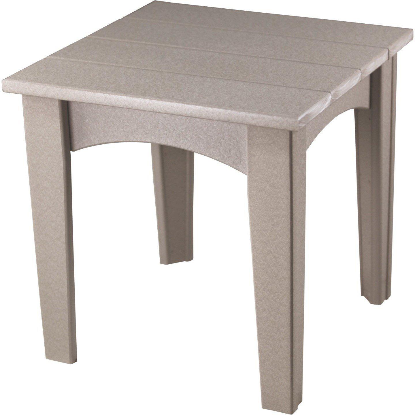 LuxCraft Recycled Plastic Island End Table - Rocking Furniture