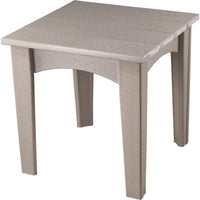 LuxCraft Recycled Plastic Island End Table - Rocking Furniture