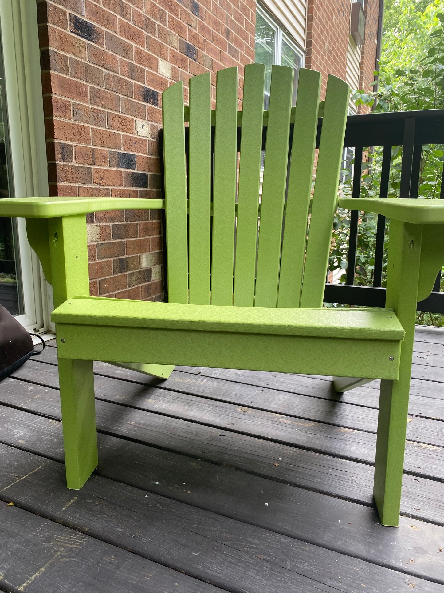 A&L Furniture Co. Amish Made Recycled Plastic Fanback Adirondack Chair - LEAD TIME TO SHIP 10 BUSINESS DAYS