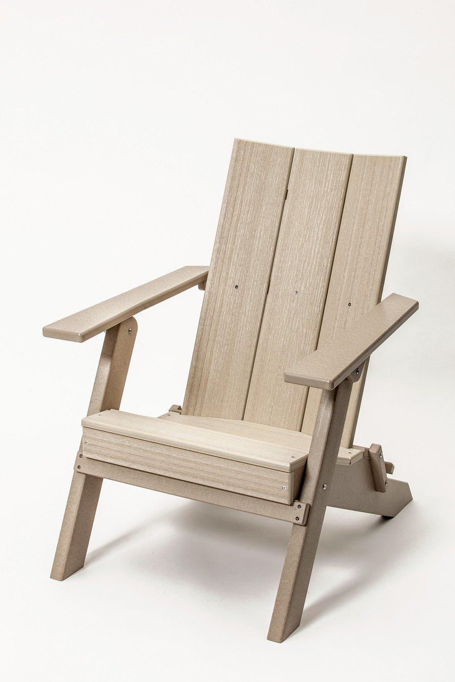 Perfect Choice Furniture Recycled Plastic Stanton Folding Adirondack Chair - LEAD TIME TO SHIP 4 WEEKS OR LESS