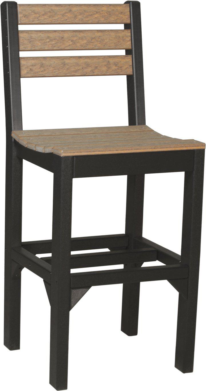 LuxCraft Recycled Plastic Island Side Chair (BAR HEIGHT)  - LEAD TIME TO SHIP 3 TO 4 WEEKS