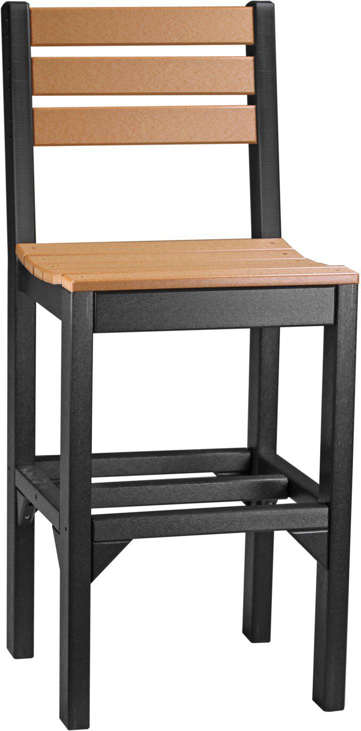 LuxCraft Recycled Plastic Island Side Chair (BAR HEIGHT)  - LEAD TIME TO SHIP 3 TO 4 WEEKS