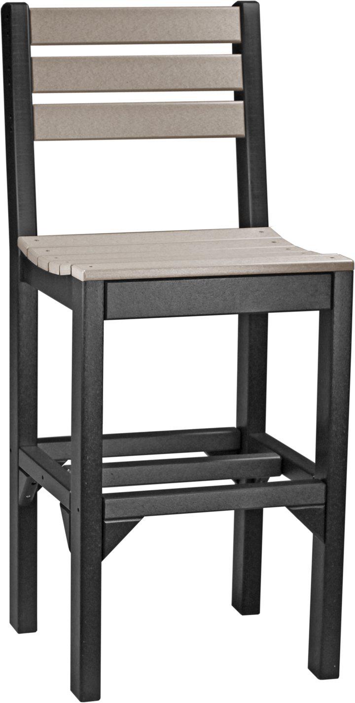 LuxCraft Recycled Plastic Island Side Chair (BAR HEIGHT)  - LEAD TIME TO SHIP 3 TO 4 WEEKS