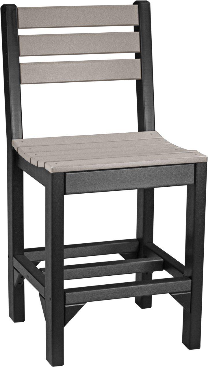 LuxCraft Recycled Plastic Counter Height Island Side Chair - LEAD TIME TO SHIP 3 TO 4 WEEKS